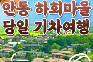 [상품코드 6868] 당일 - 안동하회마을여행 안동 1코스(부용대&병산서원&하회마을하회탈춤관람)